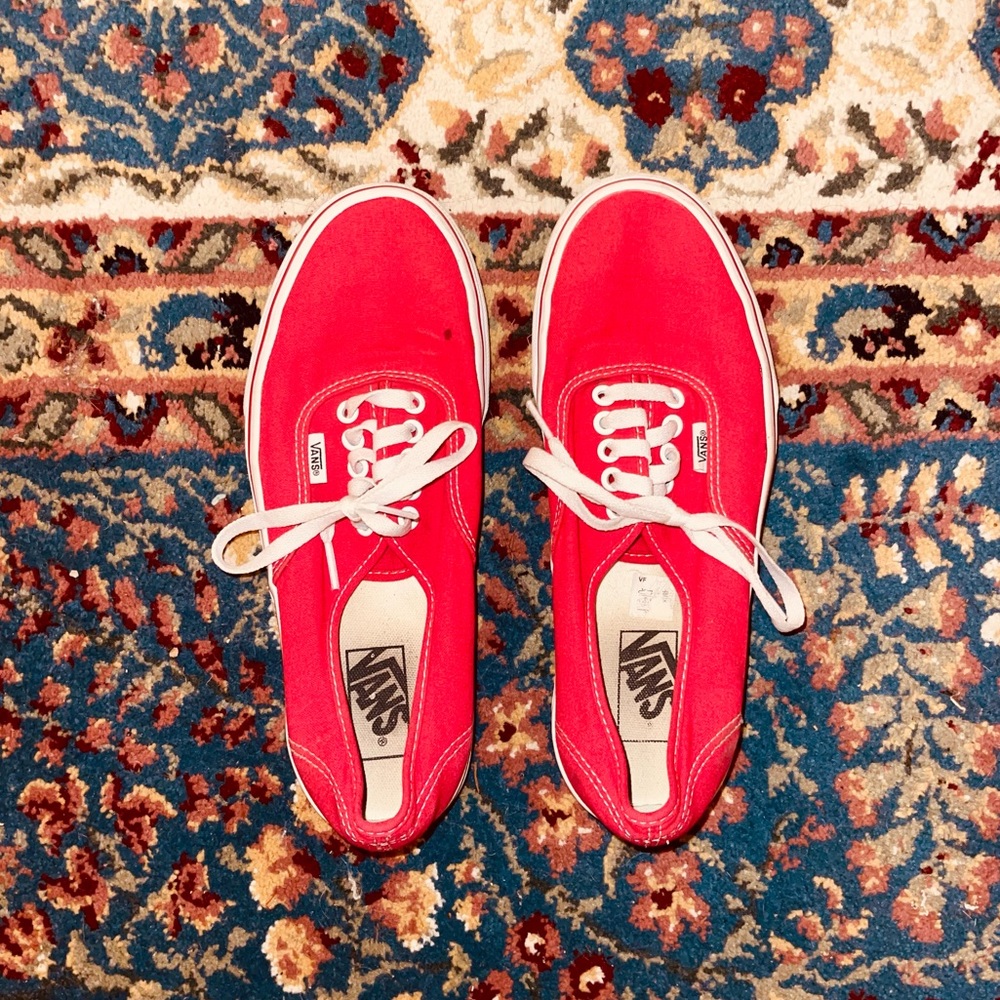Red VANS Authentic Core Classics